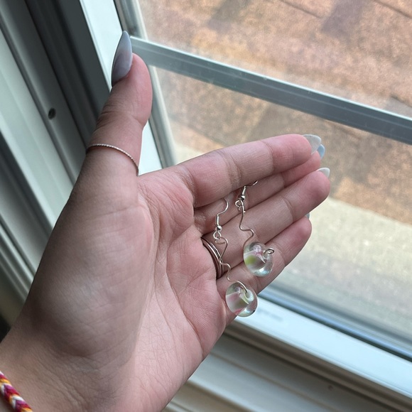 glass bead earrings - Picture 2 of 2